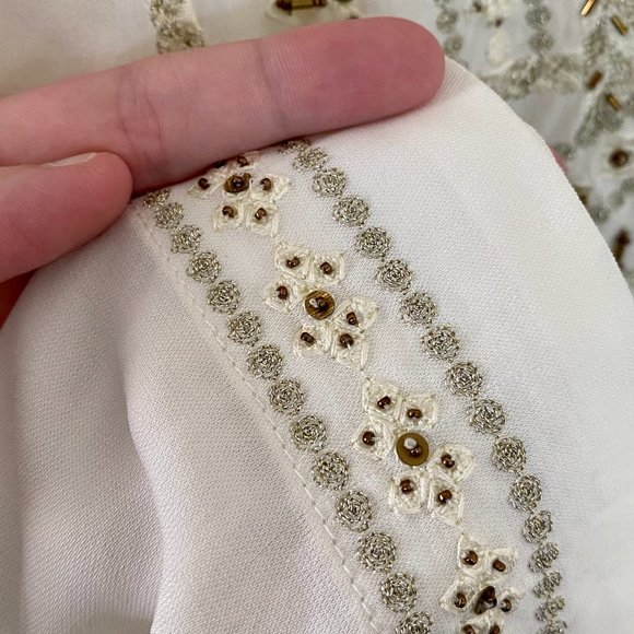 SAHU || BEADED HIPPIE BLOUSE - Picture 4 of 7